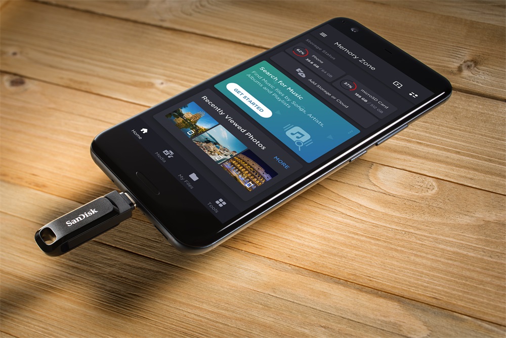 Sandisk 00186488 512GB USB 3.1 fekete Flash Drive