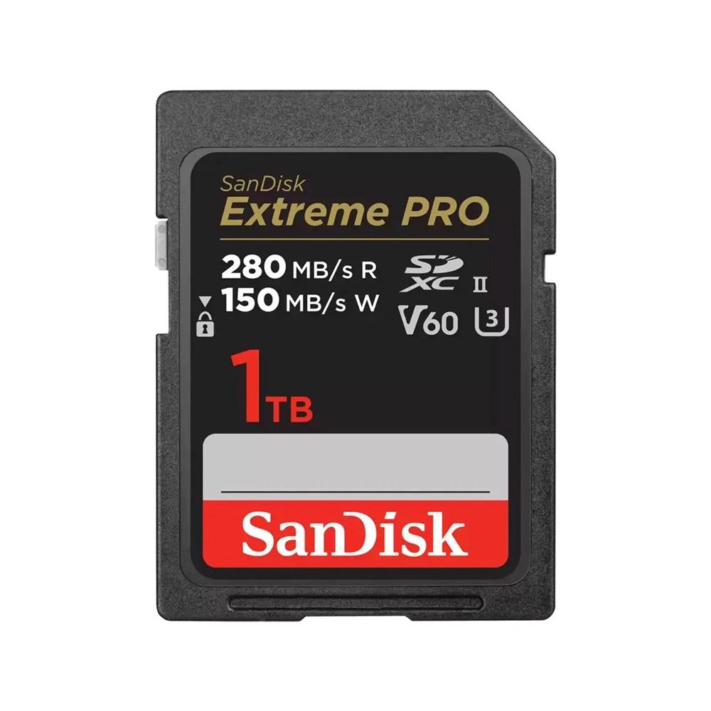 Sandisk 00215495 1TB SD Extreme Pro (SDXC V30 UHS-I U3) memóriakártya