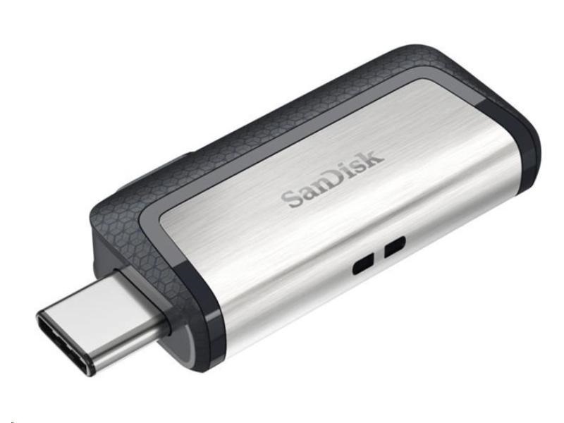 Sandisk 32GB USB3.0/Type-C Dual Drive Fekete-Ezüst (173337) Flash Drive