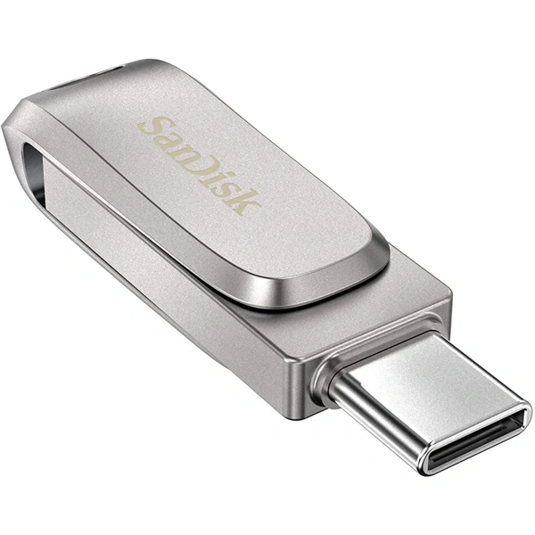 Sandisk 512GB USB3.1/Type-C Dual Drive Luxe Ezüst (186466) Flash Drive