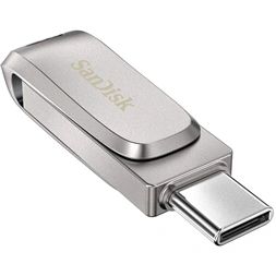 Sandisk 512GB USB3.1/Type-C Dual Drive Luxe Ezüst (186466) Flash Drive