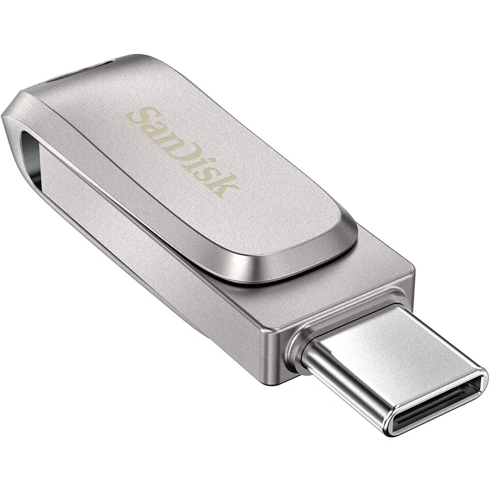Sandisk 512GB USB3.1/Type-C Dual Drive Luxe Ezüst (186466) Flash Drive