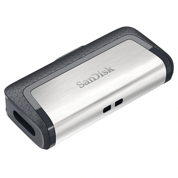 Sandisk 64GB USB3.0/Type-C Dual Drive Fekete-Ezüst (173338) Flash Drive