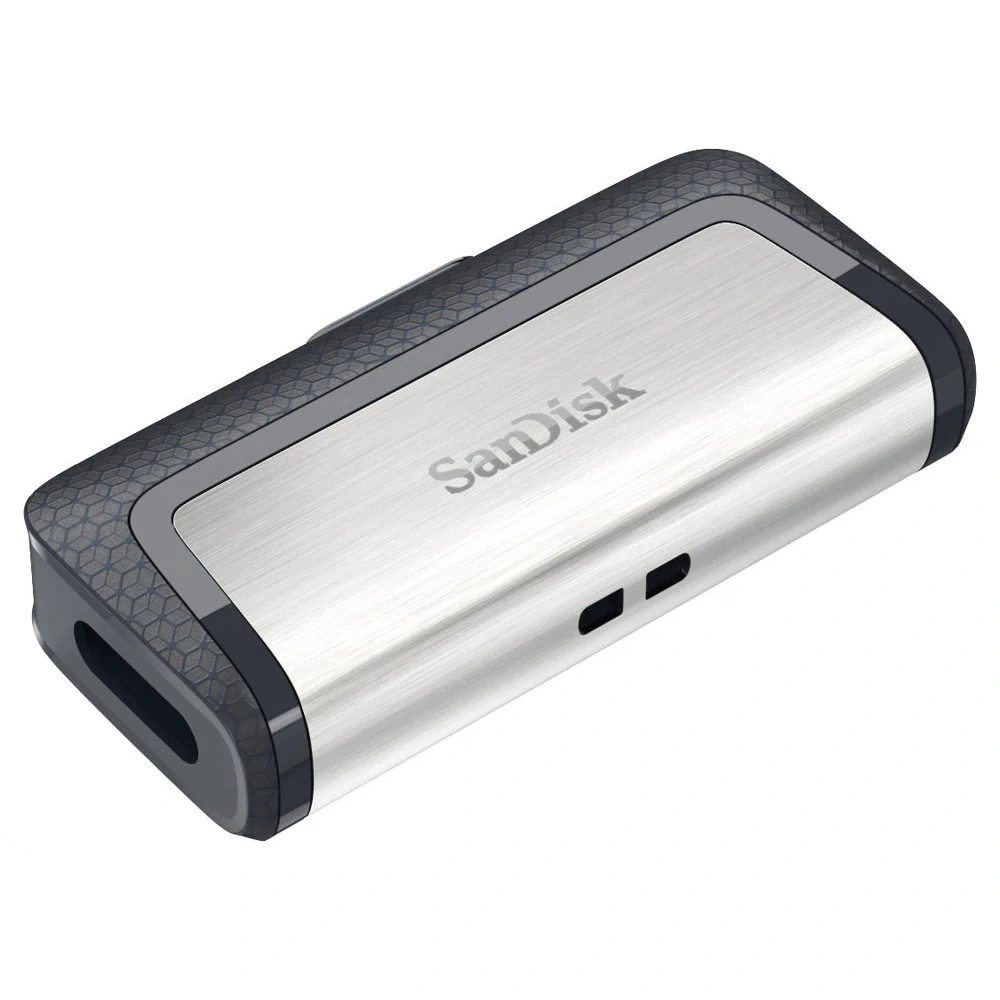 Sandisk 64GB USB3.0/Type-C Dual Drive Fekete-Ezüst (173338) Flash Drive