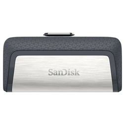 Sandisk 64GB USB3.0/Type-C Dual Drive Fekete-Ezüst (173338) Flash Drive