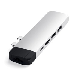 Satechi ST-TCPHES Aluminium PRO Type-C 4K HDMI ezüst HUB