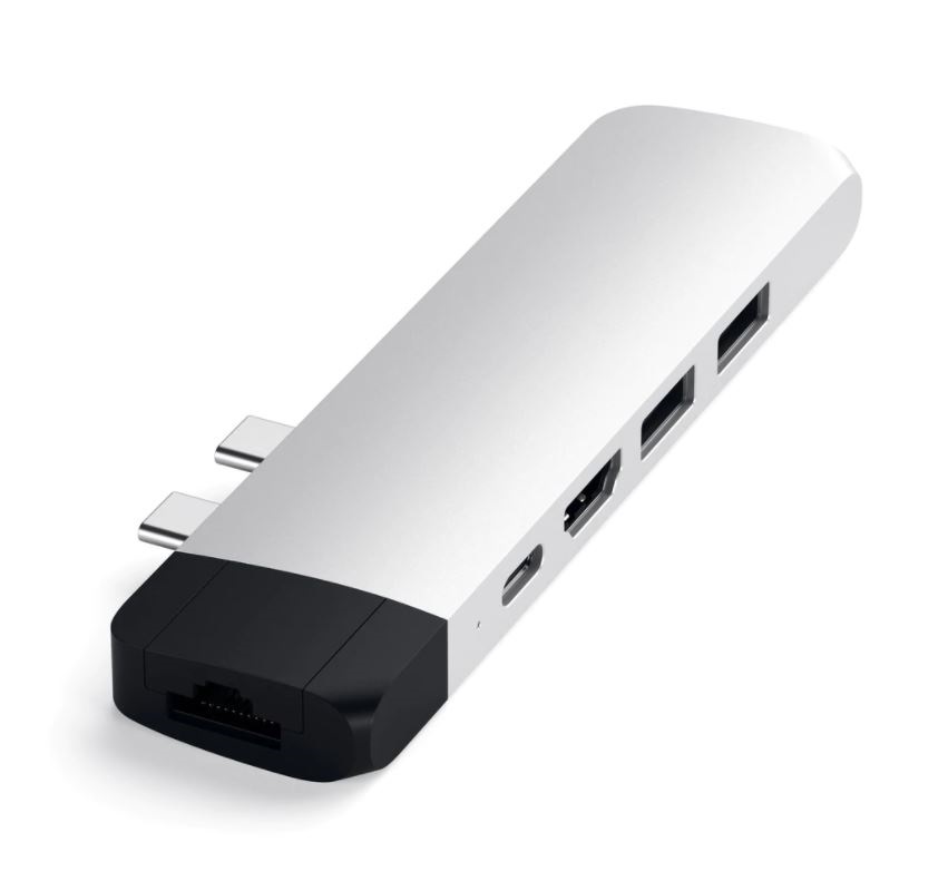 Satechi ST-TCPHES Aluminium PRO Type-C 4K HDMI ezüst HUB