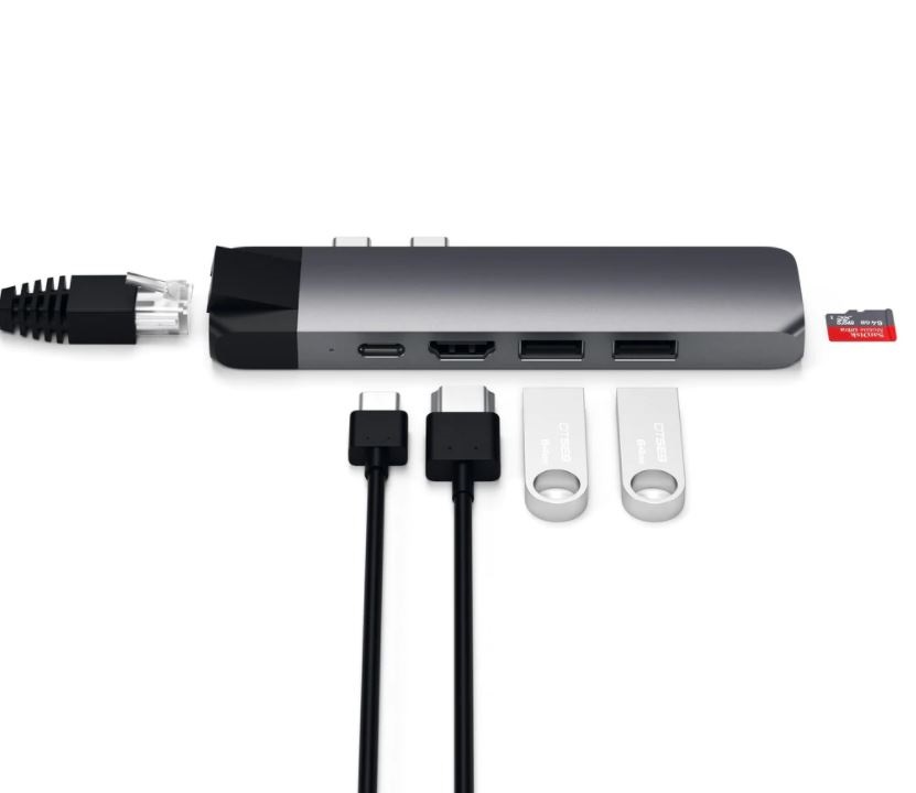 Satechi ST-TCPHEM Aluminium PRO Type-C 4K HDMI asztroszürke HUB
