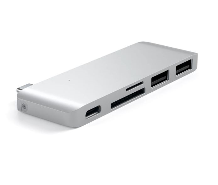 Satechi ST-TCUPS Aluminium Type-C ezüst HUB
