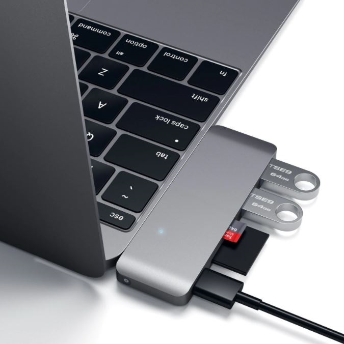 Satechi ST-TCUPM Aluminium Type-C asztroszürke HUB
