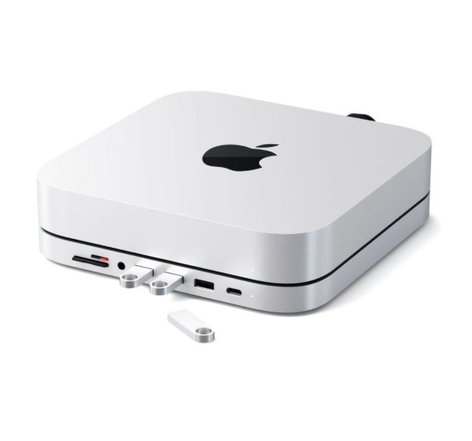 Satechi ST-ABHFS Type-C Mac Mini ezüst HUB és állvány