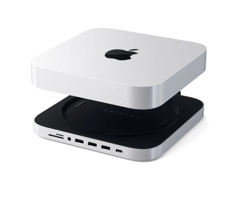 Satechi ST-ABHFS Type-C Mac Mini ezüst HUB és állvány