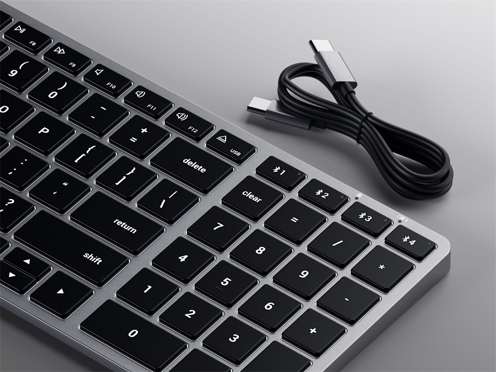Satechi ST-BTSX2M Slim X2 US Bluetooth asztroszürke billentyűzet