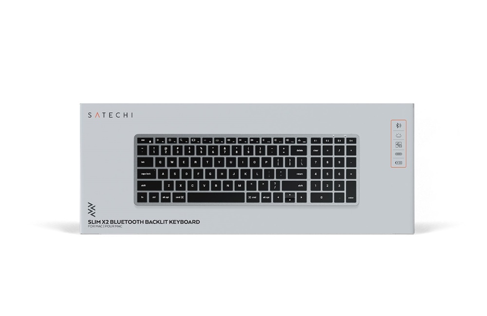 Satechi ST-BTSX2M Slim X2 US Bluetooth asztroszürke billentyűzet