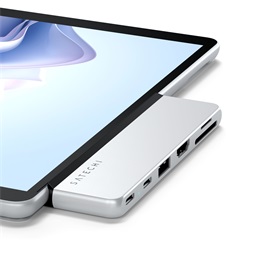 Satechi ST-HSP9P Dual Type-C Surface Pro 9 ezüst HUB