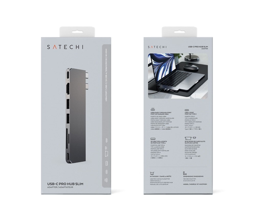 Satechi ST-HUCPHSM PRO SLIM asztroszürke HUB