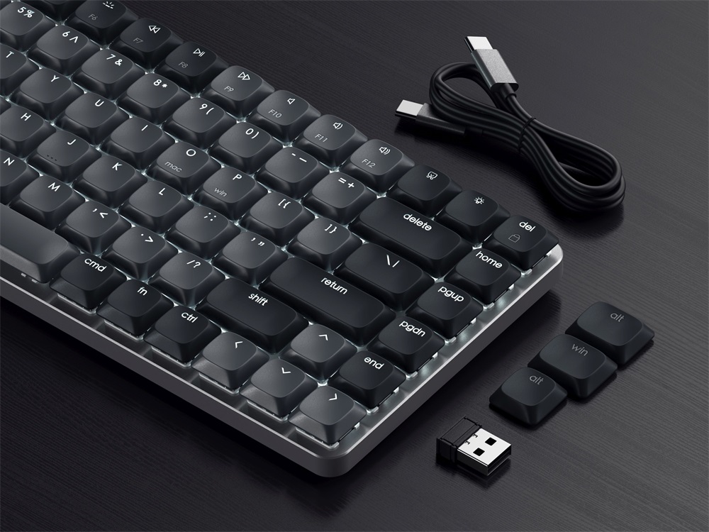 Satechi ST-KSM1DK-EN SM1 US Bluetooth fekete mechanikus (brown switch) billentyűzet