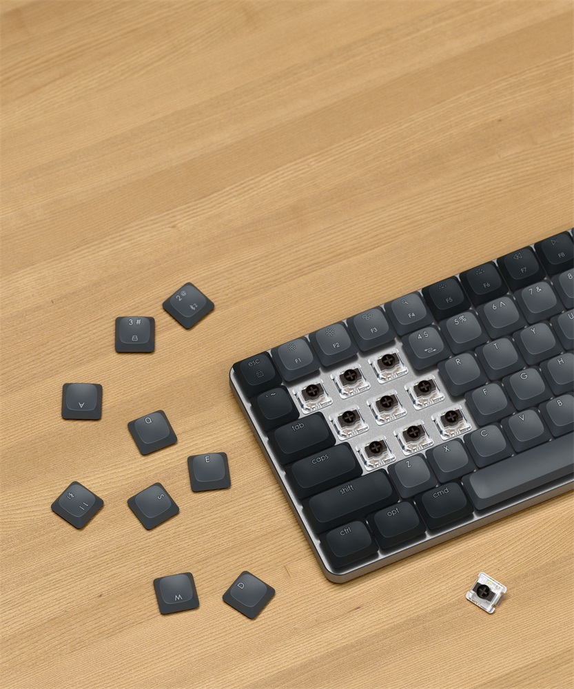 Satechi ST-KSM1DK-EN SM1 US Bluetooth fekete mechanikus (brown switch) billentyűzet