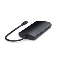 Satechi ST-P8KED Type-C 8K HDMI fekete HUB