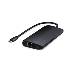 Satechi ST-P8KED Type-C 8K HDMI fekete HUB