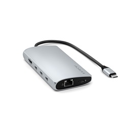 Satechi ST-P8KES Type-C 8K HDMI ezüst HUB