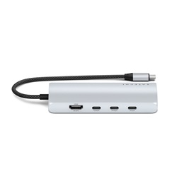 Satechi ST-P8KES Type-C 8K HDMI ezüst HUB