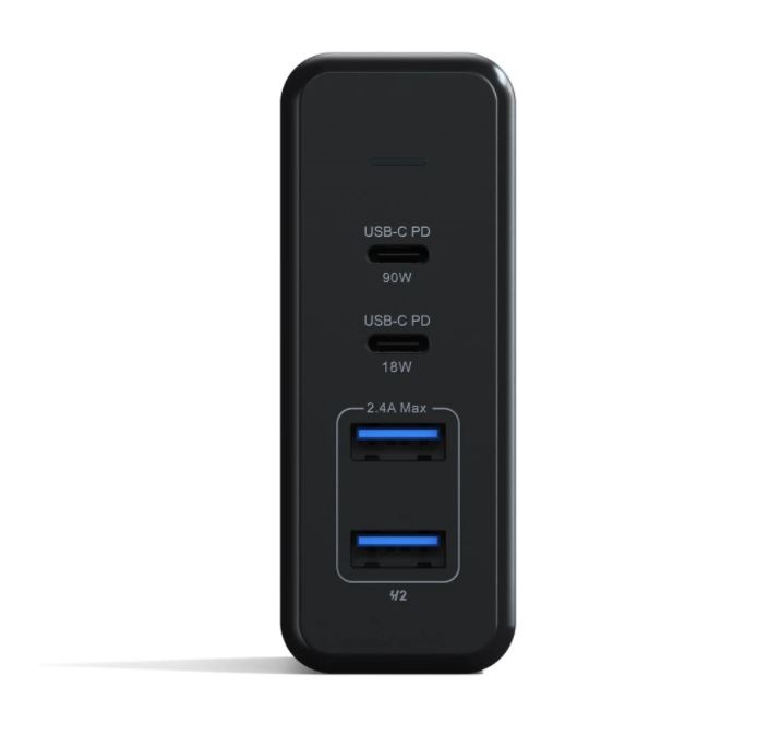 Satechi ST-TC108WM 108W 2xUSB/2xType-C asztroszürke töltő
