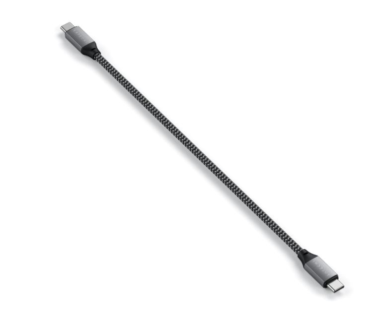 Satechi ST-TCC10M 25cm Type-C asztroszürke kábel