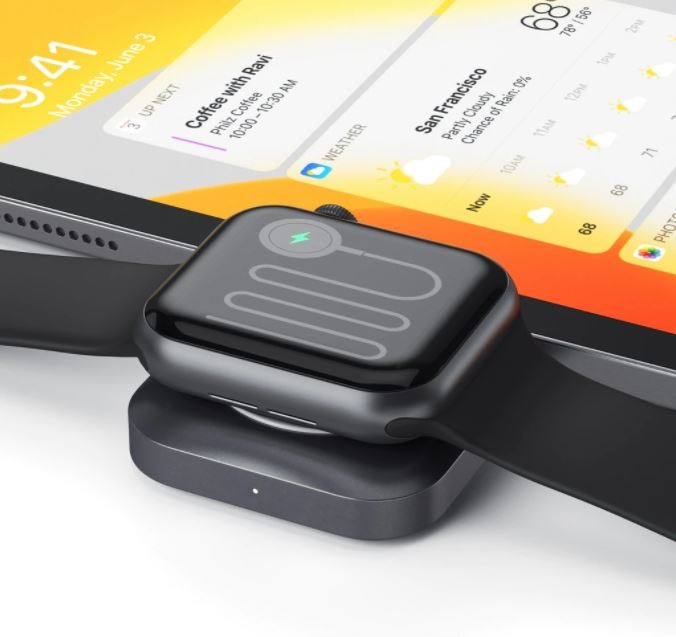 Satechi ST-TCMCAWM USB Type-C vezeték nélküli Apple Watch töltőállomás