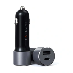 Satechi ST-TCPDCCM 72W USB/Type-C asztroszürke autós töltő