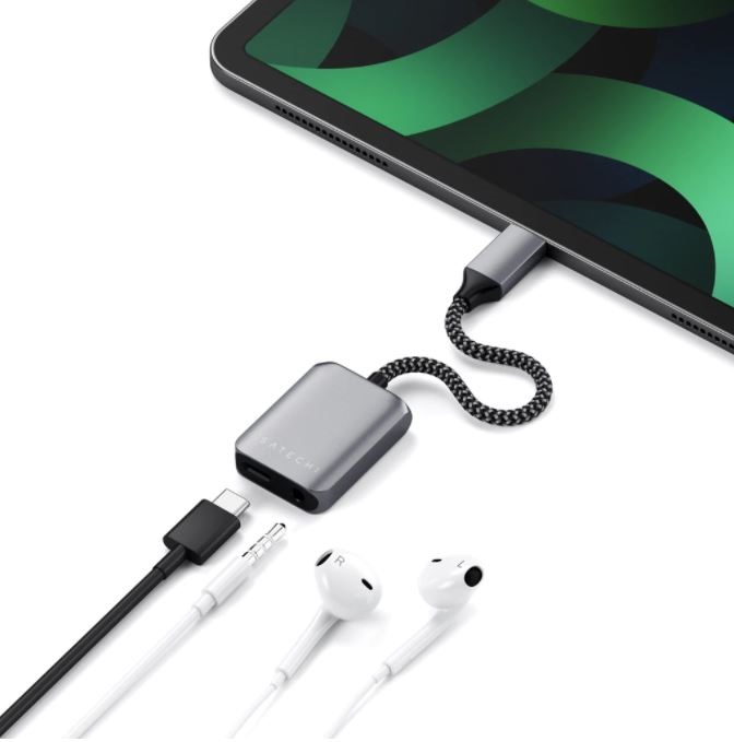 Satechi ST-UCAPDAM Type-C/3,5mm asztroszürke audio adapter