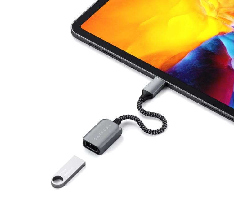 Satechi ST-UCATCM Type-C/USB asztroszürke kábel