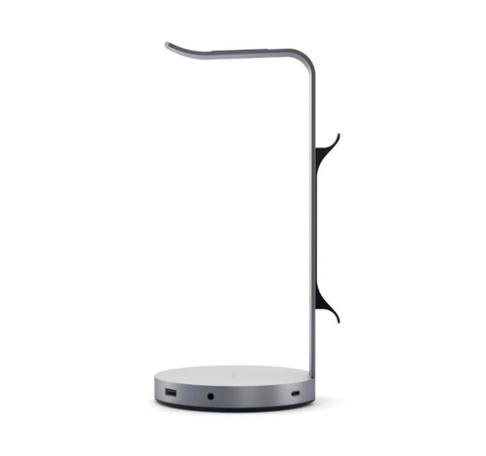 Satechi ST-UCHSHM aluminium asztroszürke headset állvány és USB hub