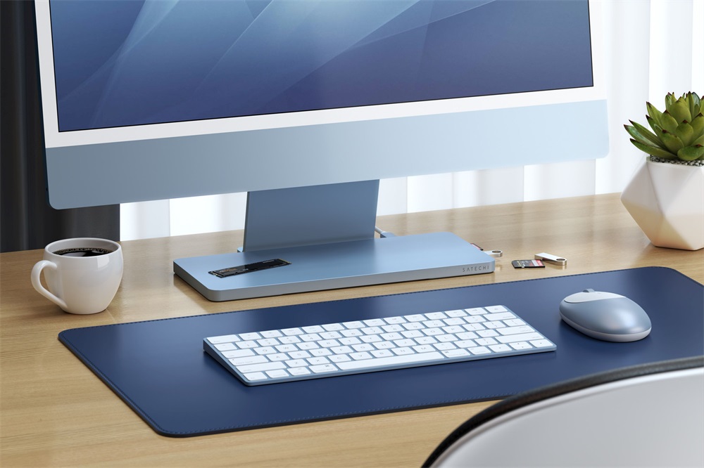 Satechi ST-UCISDB Slim 24" iMac Type-C kék dokkoló