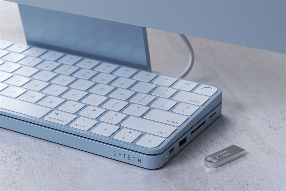Satechi ST-UCISDB Slim 24" iMac Type-C kék dokkoló