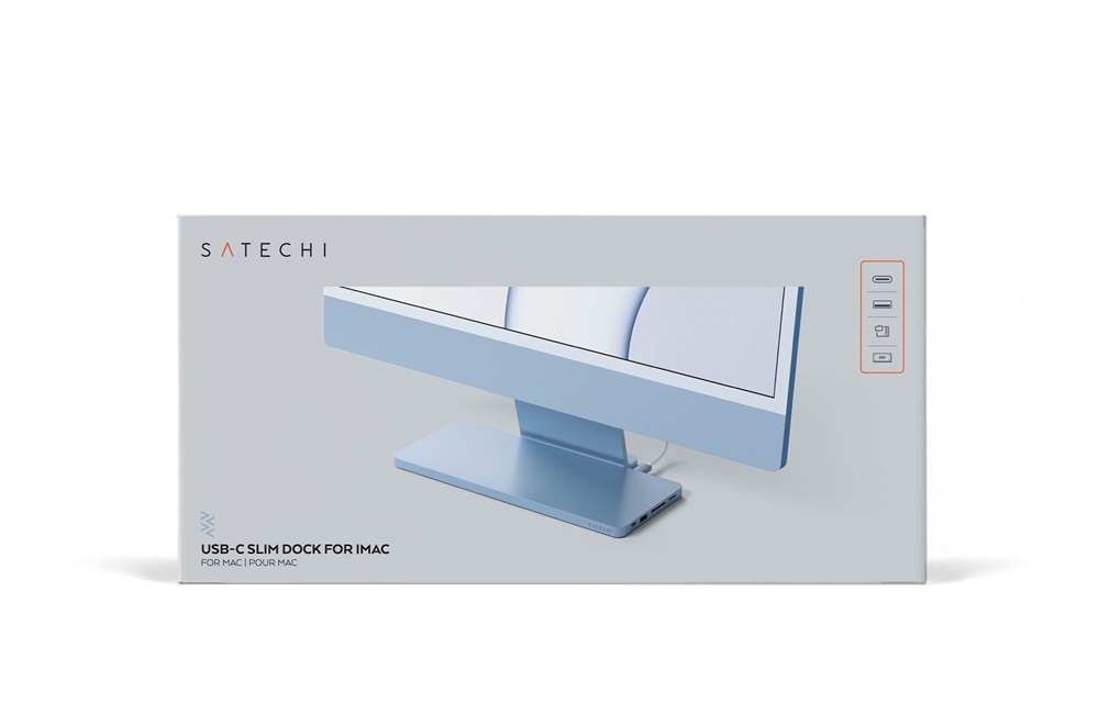 Satechi ST-UCISDB Slim 24" iMac Type-C kék dokkoló