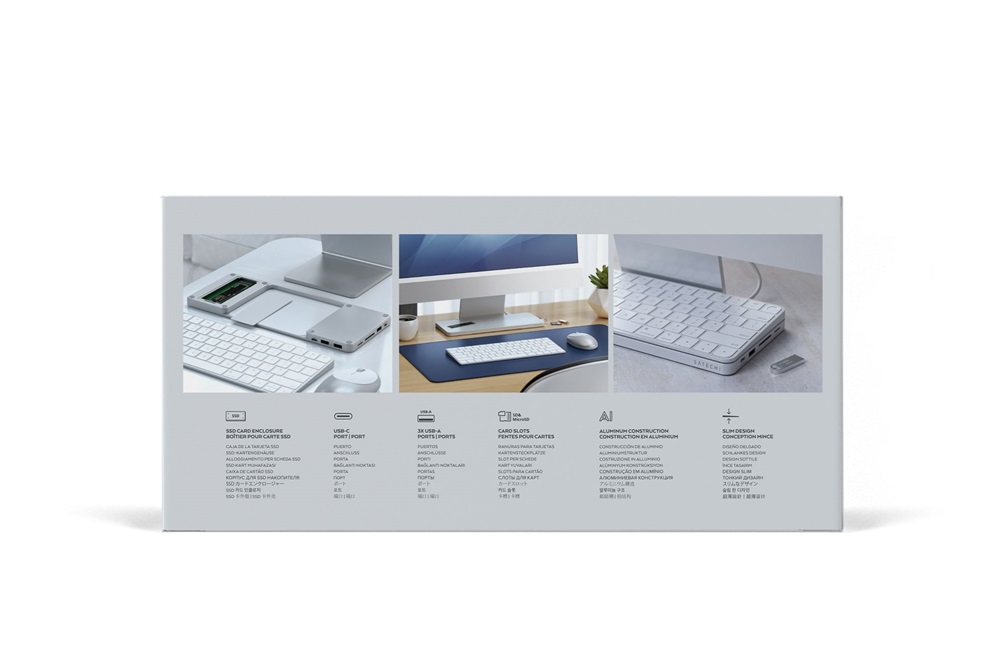 Satechi ST-UCISDS Slim 24" iMac Type-C ezüst dokkoló