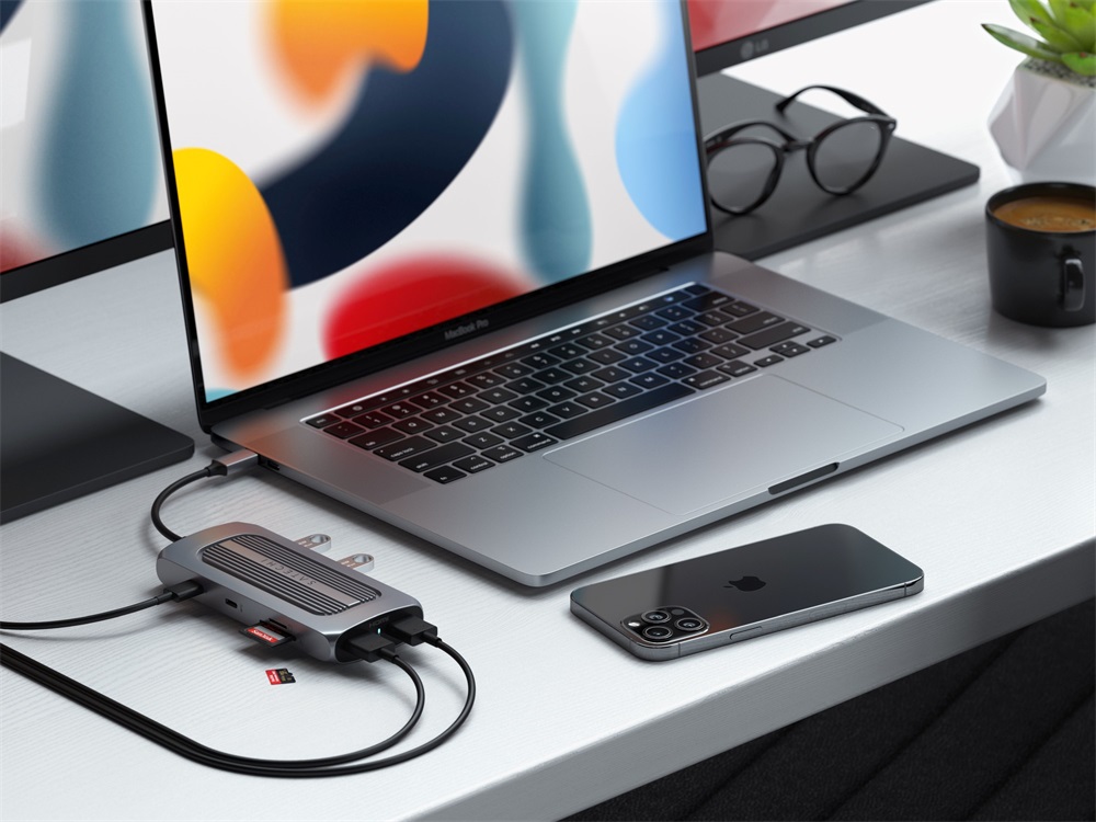 Satechi ST-UCMXAM Type-C 8K HDMI asztroszürke HUB