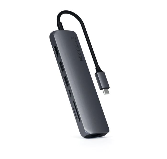 Satechi ST-UCSMA3M Aluminium Slim Type-C 4K HDMI asztroszürke HUB