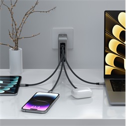 Satechi ST-W145GTM 145W 4xType-C GaN asztroszürke hálózati töltő
