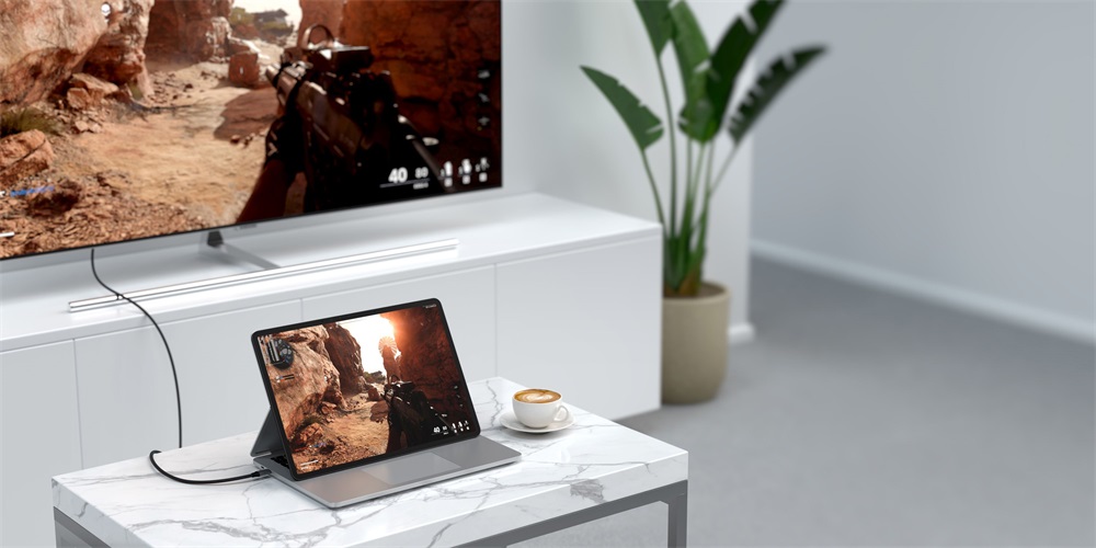 Satechi ST-YH8KCM 2m 8K Type-C - HDMI asztroszürke kábel