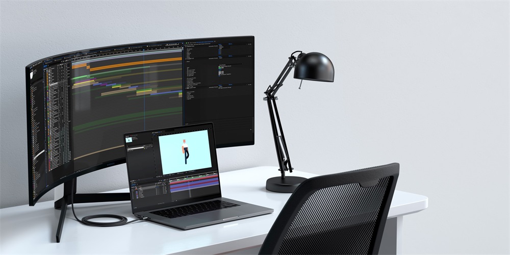Satechi ST-YH8KCM 2m 8K Type-C - HDMI asztroszürke kábel