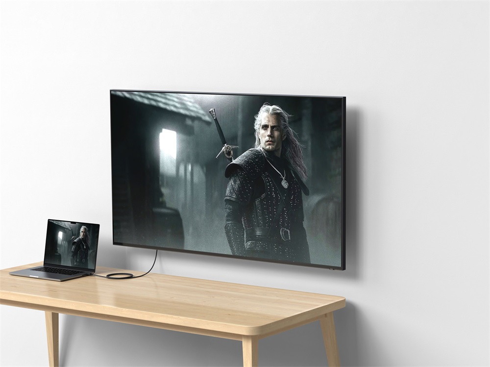 Satechi ST-YTB100K 1m Thunderbolt 4 fekete kábel