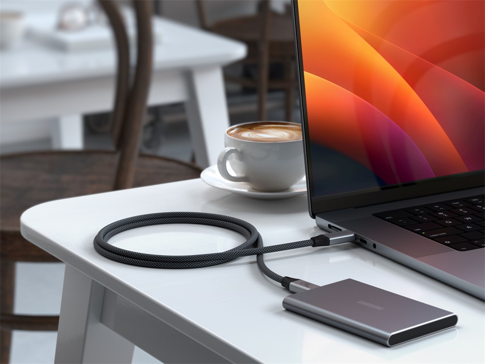 Satechi ST-YU4120M 1,2m USB 4 fekete kábel