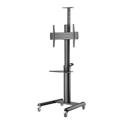 Sbox FS-446-2 FS-224-2 37"-70" VESA 600X400 álló mobil TV állvány