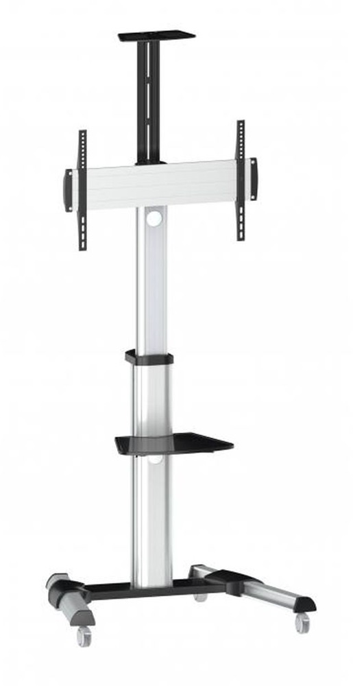 Sbox FS-446 37"-70" VESA 600x400 görgős ezüst prezentációs állvány