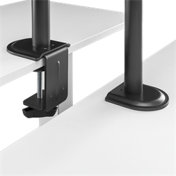 Sbox LCD-352/2-2 17"-32" dönthető, forgatható asztali dual monitor tartó konzol