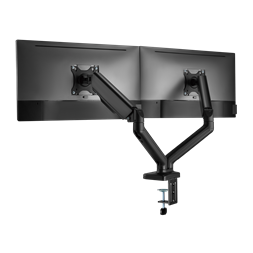 Sbox LCD-S024-2 17"-32" dönthető, forgatható asztali dual monitor tartó konzol
