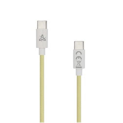 Sbox TYPE-C-1-Y 1m 60W Type-C sárga adat- és töltőkábel