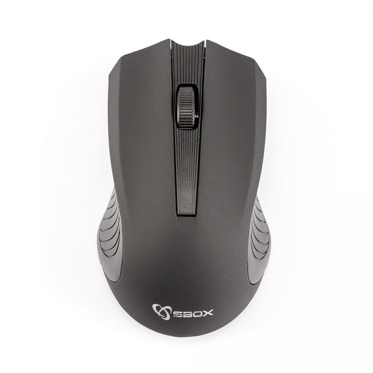 Sbox WM-373B 800dpi vezeték fekete nélküli egér